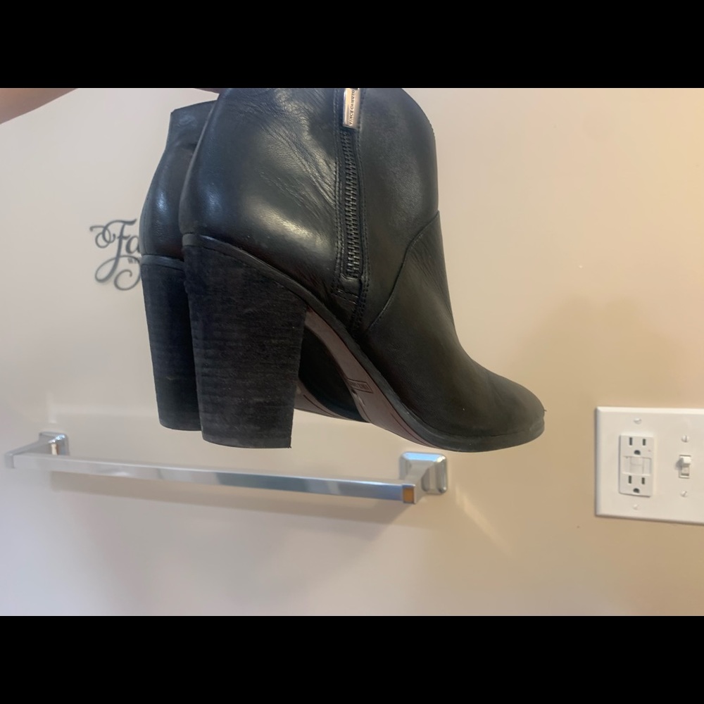 Black short heels